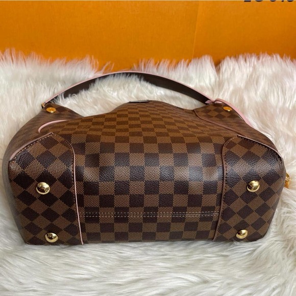 💎✨Authentic✨💎Louis Vuitton Caissa Rose Ballerine Damier Ebene - Picture 14 of 15